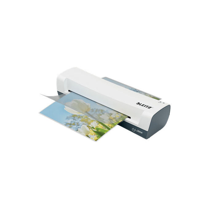 Leitz iLAM Home, Plastificatrice A4, 300 mm-min, Grigio Bianco