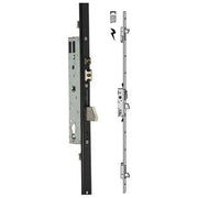 Cisa 1.16425.30.0 Serratura elettrica multipunto da infilare entrata 30 mm frontale a U 24x7 3 catenacci 12V colore Nero