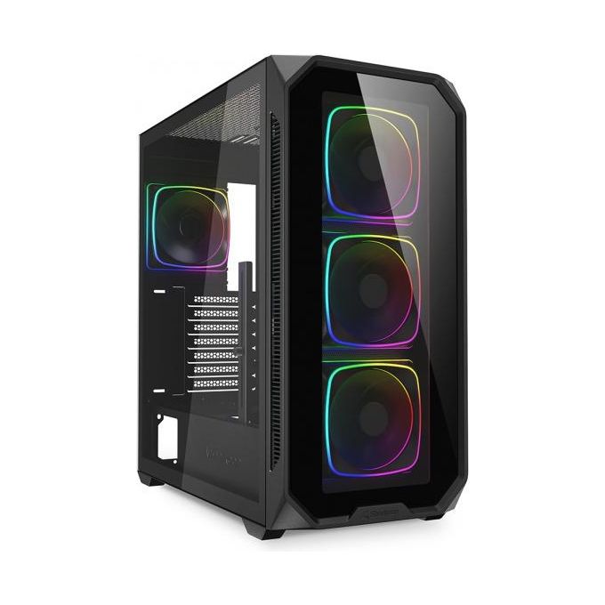 ADJ 200-00068 Case Mini-Tower senza alimentatore Micro-ATX Mini-ITX 2 USB3 2 USB2 1 Type-C colore Nero