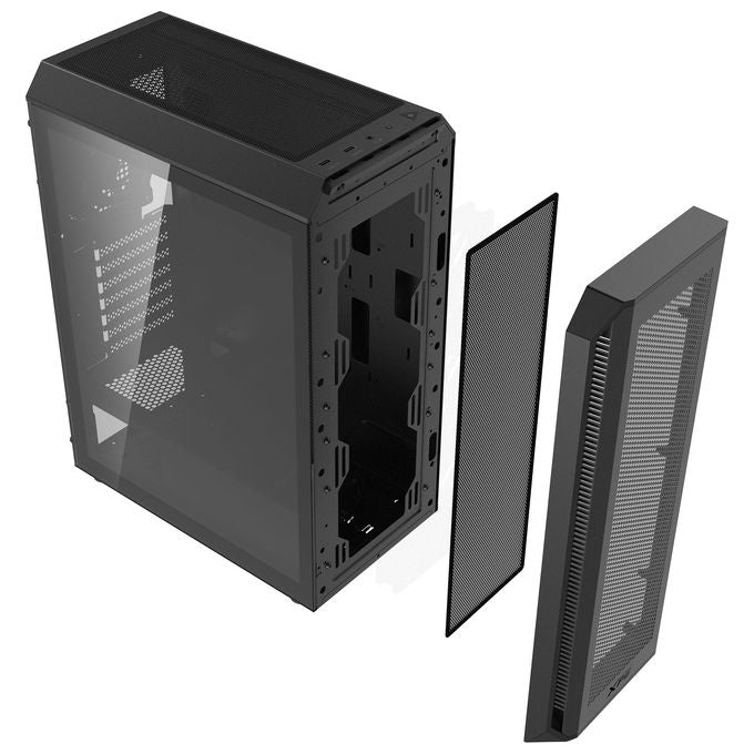 XPG 4711085948502 VALOR AIR PLUS Case Midi Tower ATX micro ATX Mini-ITX 3x 120 mm 1x 120 mm colore Nero
