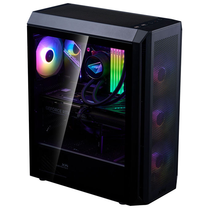 XPG 4711085948502 VALOR AIR PLUS Case Midi Tower ATX micro ATX Mini-ITX 3x 120 mm 1x 120 mm colore Nero