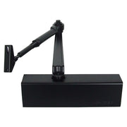 Cisa 1C151103090 Professional Plus 2 Chiudiporta a Cremagliera con Arresto EN 2-4 Multiforza fino a 1100 mm 80 Kg colore Nero