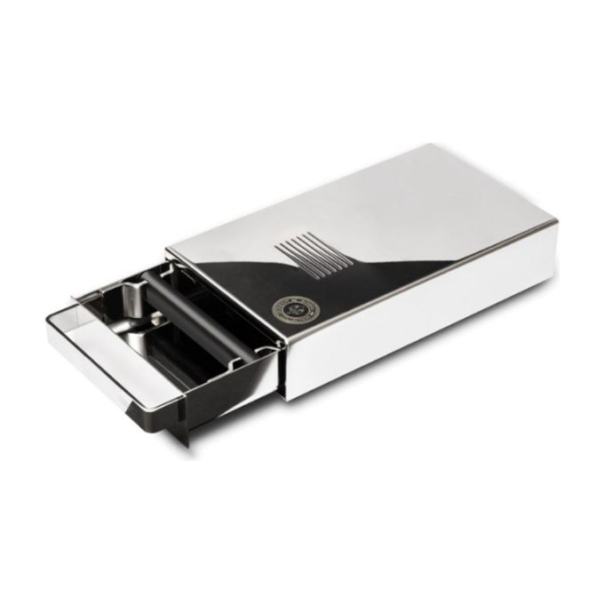 Eureka ACC.DDRH 002 147 Cassetto battifondi con maniglia per macinacaffe' Eureka Mignon Acciaio inossidabile colore Acciaio