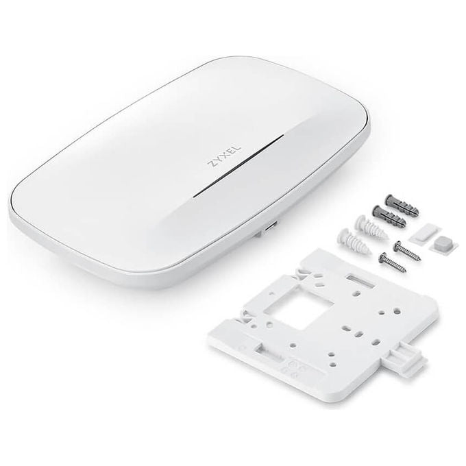 Zyxel NWA210AXV2-EU0101F Punto Accesso WLAN Wi-Fi 6 Dual Band 2975 Mbit-s 2.5 Gigabit Ethernet PoE colore Bianco