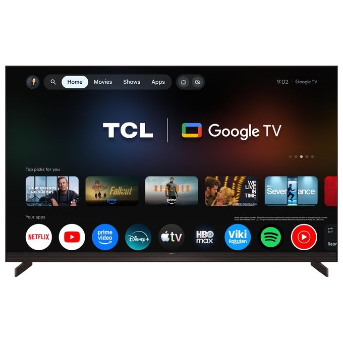 TCL 75X11L X11L Smart TV 75'' QD-Mini LED 4K 144Hz 9000 nit 11520 Zone Google TV Dolby Vision Atmos Audio Bang Olufsen colore Nero