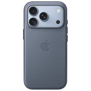 Apple MKD54ZM-A Custodia MagSafe in tessuto TechWoven per iPhone 18 Pro compatibile con ricarica wireless colore Blu chambray