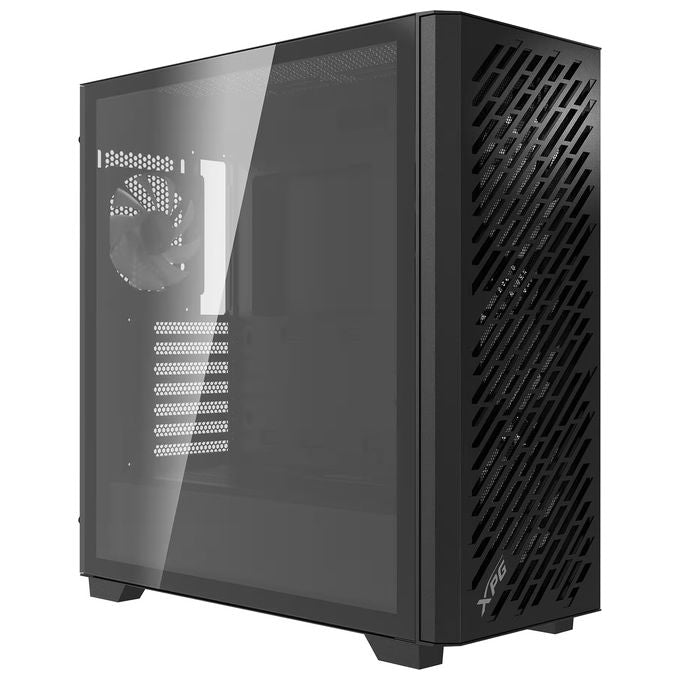 XPG 75261657 VALOR AIR PRO Case PC Midi Tower ATX EATX micro ATX Mini-ATX con Illuminazione Multi-colore e Vetro Temperato colore Nero