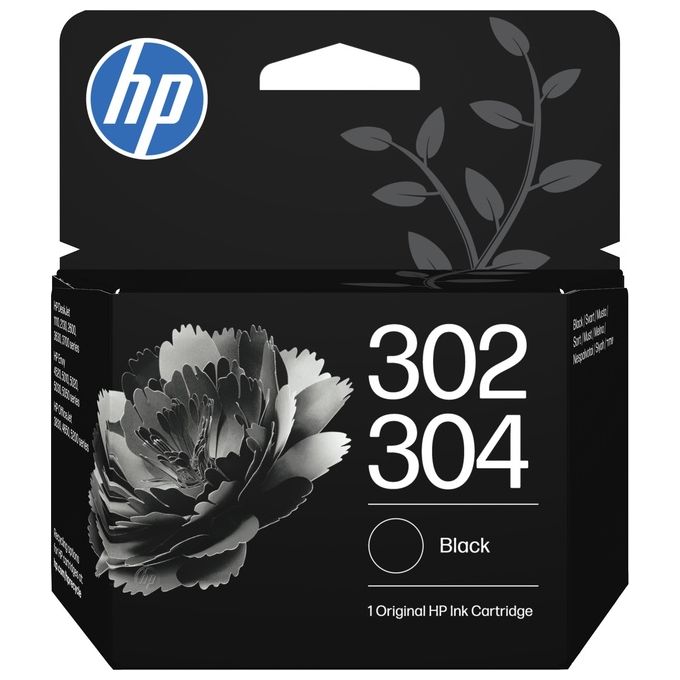 HP B7RT7AE Cartuccia di inchiostro nero originale 302-304 Resa standard 120 pagine colore Nero