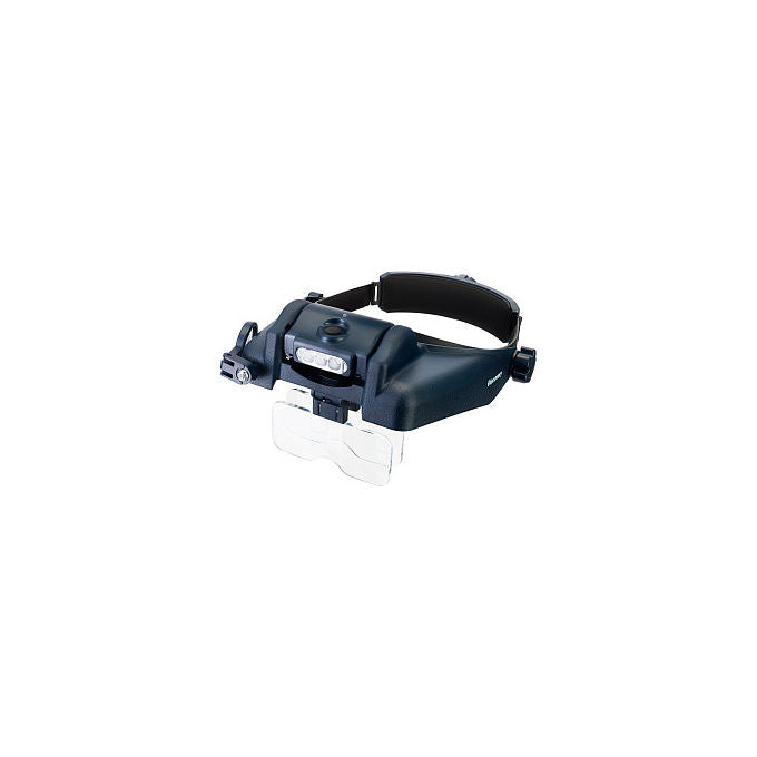 Discovery DHD40 Lente d'ingrandimento Frontale con Lenti Intercambiabili e Illuminazione LED 1-1 5-2-2 5-3 5x e 8x colore Nero