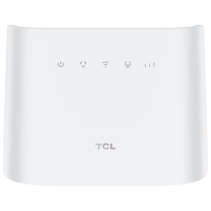 TCL HH132V1 Kit FWA Ricaricabile 4G TIM Modem Router 4G LTE Wi-Fi 5 Dual Band 2 porte LAN FXS VoIP SIM TIM inclusa colore Nero