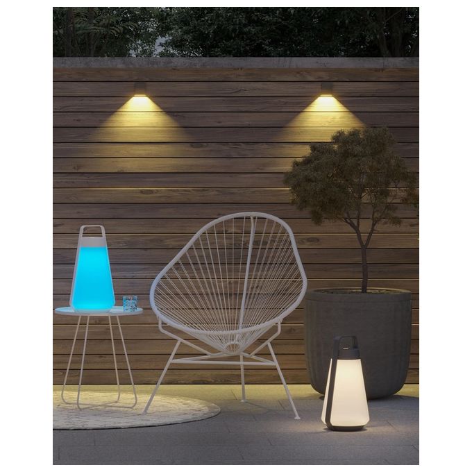 Sompex 78401 AIR Illuminazione da Tavolo da Esterno LED Dimmerabile IP65 3,5 W 340 lm Batteria Ricaricabile 4400 mAh colore Bianco