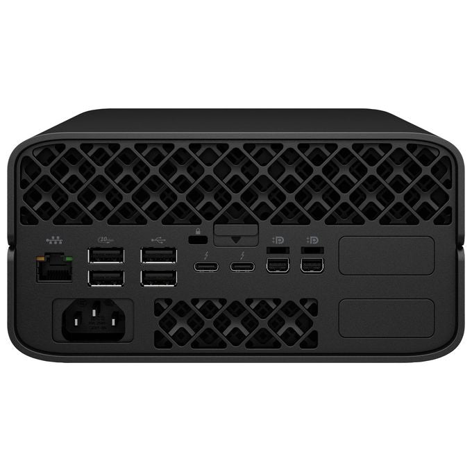 HP E26G4ET Mini PC Stazione di lavoro AI con Processore AMD 390 64 GB LPDDR5x-SDRAM 1 TB SSD Windows 11 Pro colore Nero