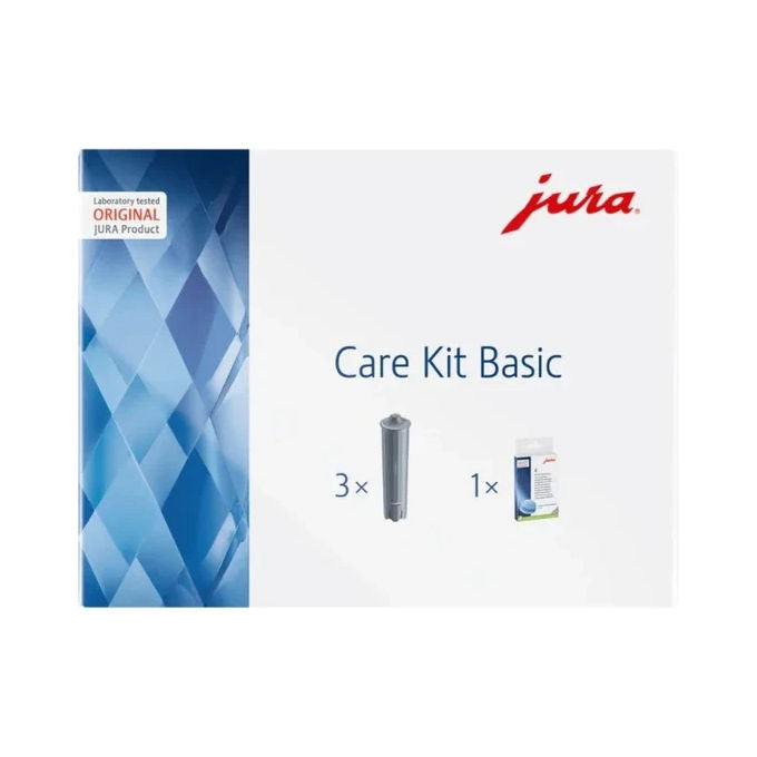 Jura 25067 Care Kit Basic Kit di Manutenzione per Macchina da Caffe' con Filtro CLARIS Smart+ e 6 Compresse di Pulizia colore Nero