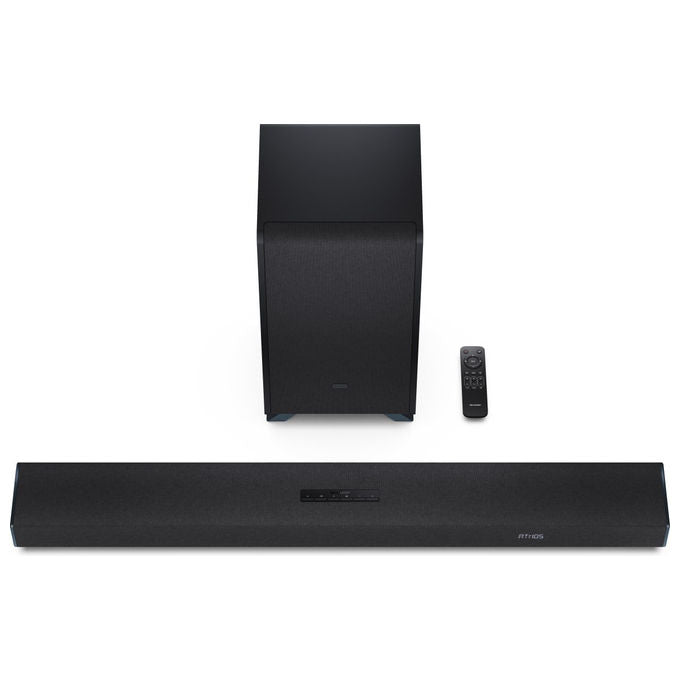 Sharp HT-SBW53121(BK) Soundbar 3.1.2 canali 182 W con subwoofer wireless Argento