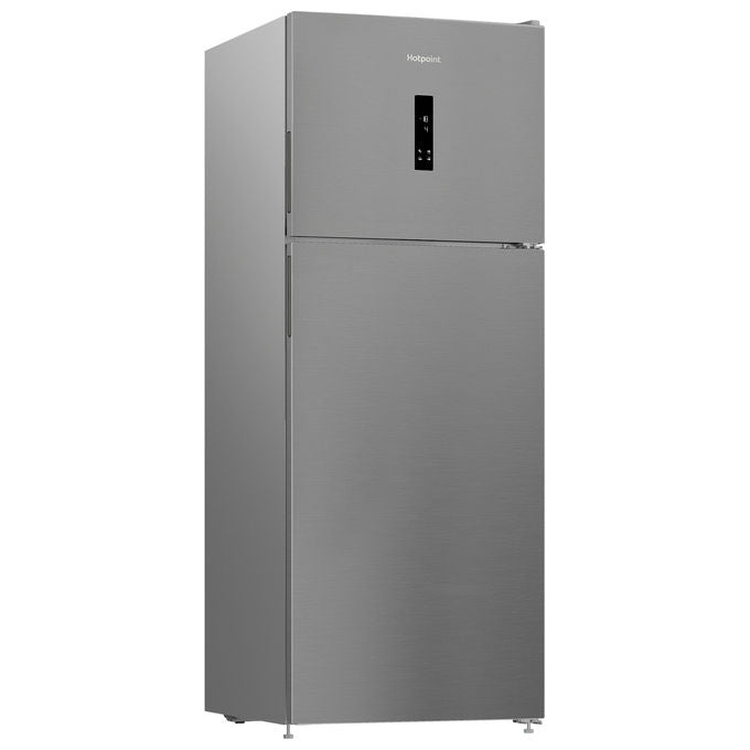 Hotpoint 869991732190 HPD2 4402 XP4E Frigorifero Doppia Porta 406 L 185 cm Classe E 40 dB No Frost (70x66.5x185 cm) colore Titanio Acciaio inox
