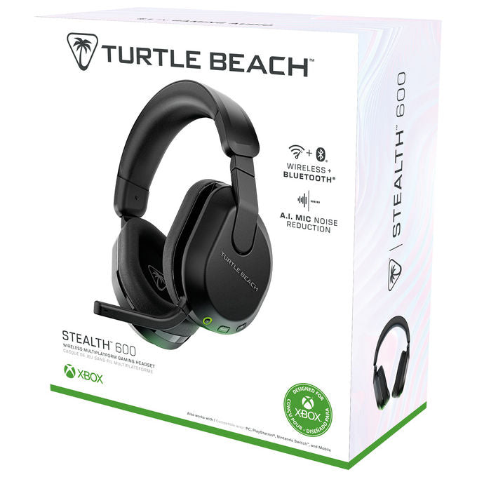 Turtle Beach TBS-2102-05 Stealth 600 Auricolare Gaming Wireless 80 ore Batteria Bluetooth 50 mm colore Nero