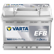 Varta 560500064D842 BLUE DYNAMIC EFB Batteria auto 12V 60Ah 640A senza manutenzione per sistemi start-stop colore Nero
