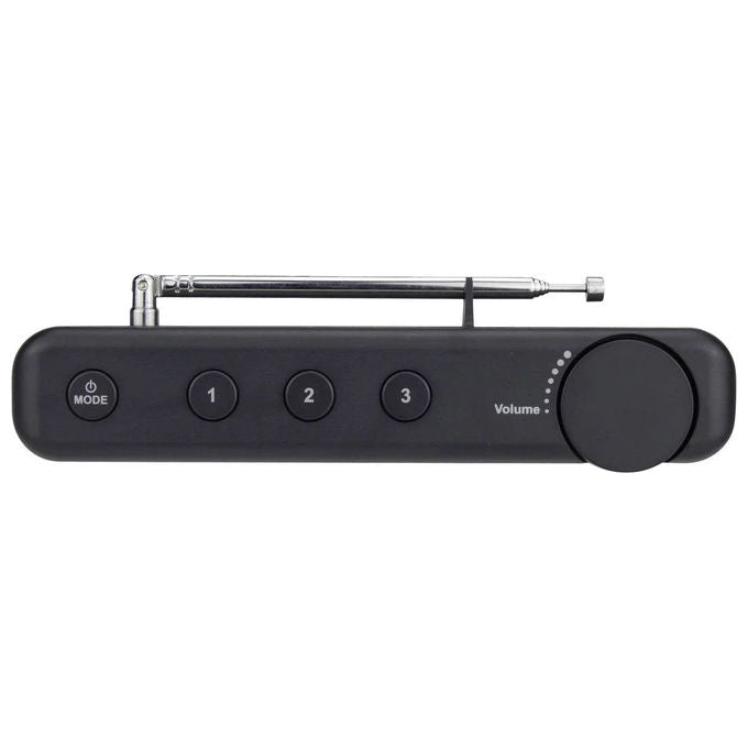 Reflexion TRA23DAB-GR Radio DAB+ FM ricaricabile con preset stazioni dimmable LCD antenna telescopica jack 3.5 mm USB-C colore antracite-grigio