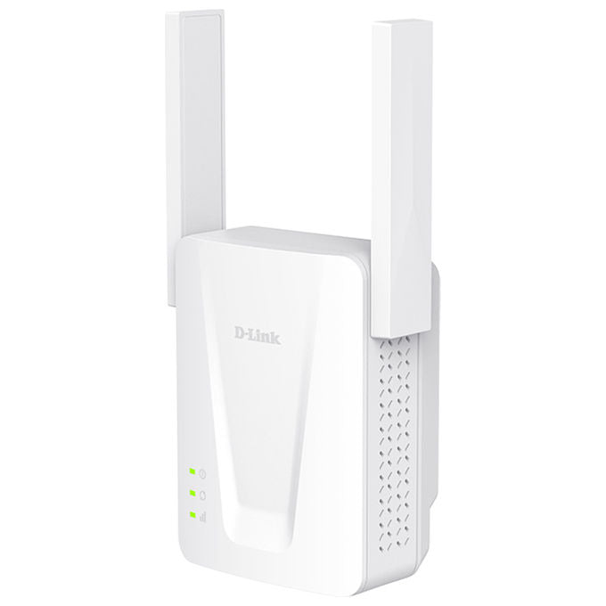 D-Link SE15-E EXTENDER WI-FI 6 AX1500 Ripetitore di rete Velocita' 1500 Mbit-s Dual-band (2.4 GHz-5 GHz) Gigabit Ethernet WPA3 colore Bianco