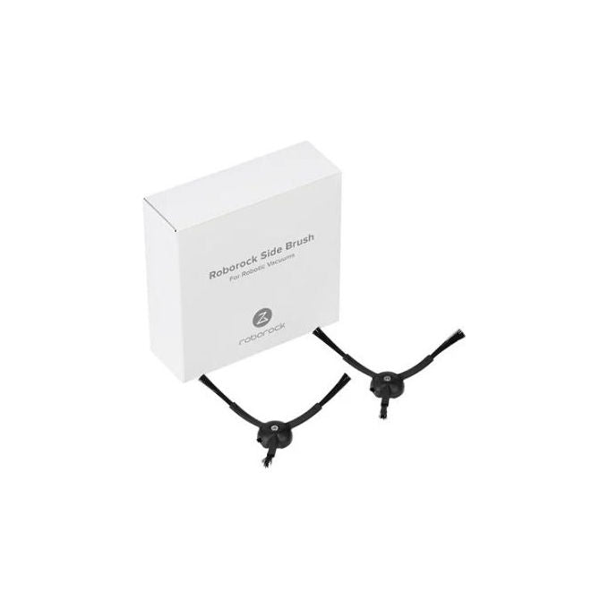 Roborock spazzole laterali di ricambio, SDBS02RR, nere, confezione da 2, compatibili S8 MaxV Ultra, Qrevo, Q8 Max