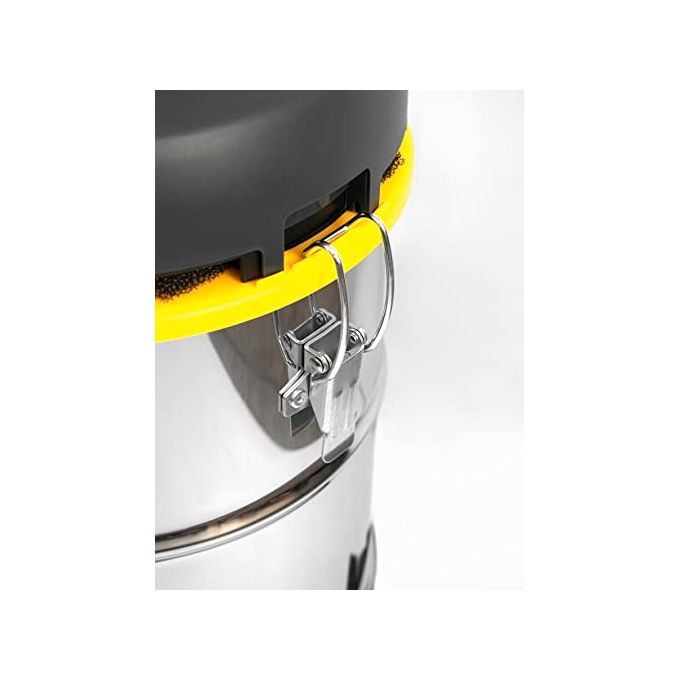 Lavor PRO 8.253.0024 Aspirapolvere a Cilindro Secco e Bagnato 30 L 1600 W Filtro Estraibile e Lavabile Acciaio Inox