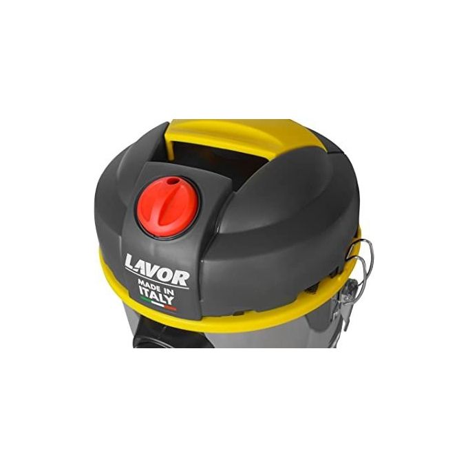 Lavor PRO 8.253.0024 Aspirapolvere a Cilindro Secco e Bagnato 30 L 1600 W Filtro Estraibile e Lavabile Acciaio Inox