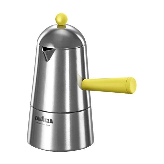 Lavazza Carmencita Pop Caffettiera Induzione 6 Tazze Giallo