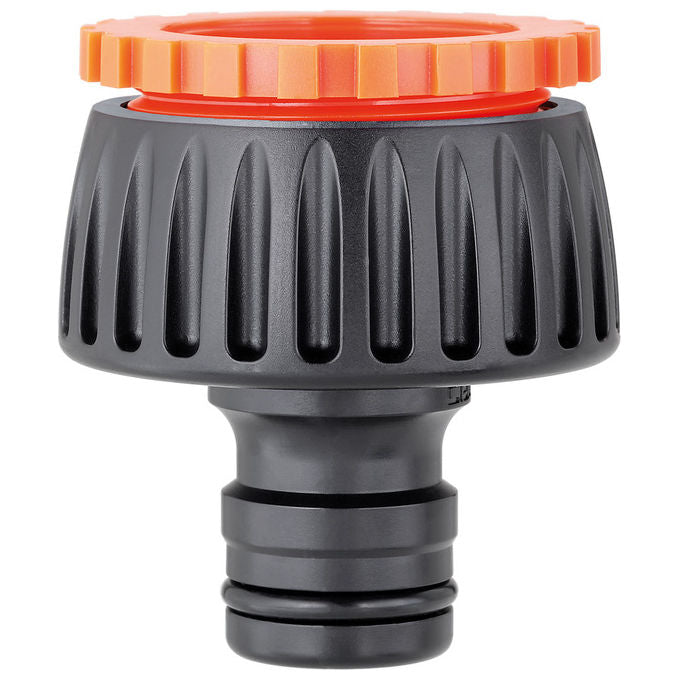 Claber 9655 Max-Flow Presa Rubinetto Multifiletto 1''1-4 con Riduzione 1'' Safety Lock System