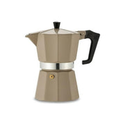 Pezzetti 1361V Italexpress Caffettiera Moka 3 tazze in alluminio compatibile induzione colore Beige