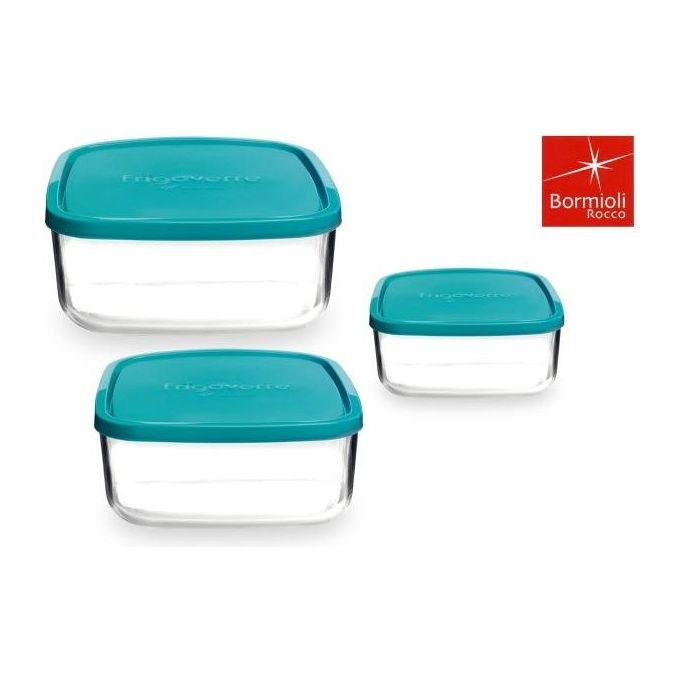 Bormioli Rocco Contenitore Frigoverre Basic Quadro 19X19