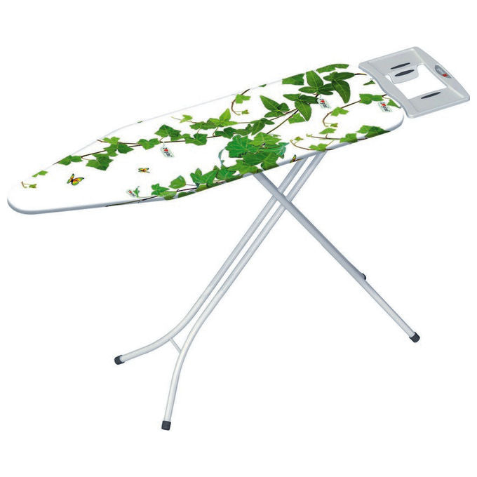 Gimi 1463046000000 Roy Asse da Stiro con Portacaldaia Regolabile in Altezza 122x38 cm colore Bianco