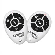Beghelli 60052 Telecomando per Sistema Allarme Dom-e con Tecnologia LoRa Portata 100 Metri Pulsante SOS Batteria CR2032 Inclusa colore Bianco