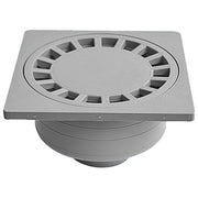 Stamplast CH25-01 Chiusino Sifonato Quadrato Pozzetto Polipropilene Anti UV 25x25 cm Scarico 100 l-min colore Grigio