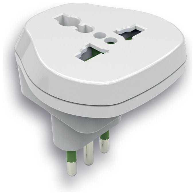 LINK LED Adattatore Travel Universale Prese 10A colore Bianco