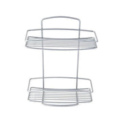 Metaltex Mensola rettangolare da appendere con 2 ripiani 26X11 H 35