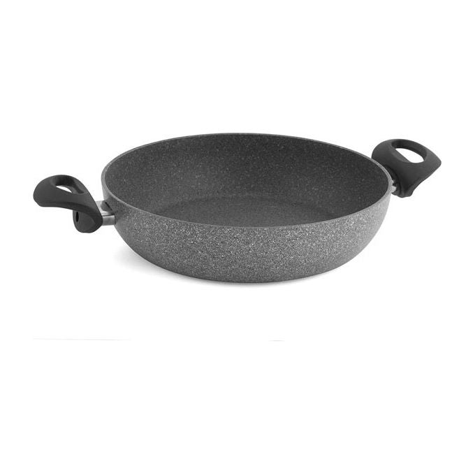 Ballarini 595232 Cortina Tegame 2 Manici Antiaderente Granitium Induzione 32 cm colore Grigio Pietra