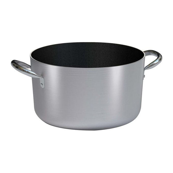 Ballarini 8003150517246 6700 Casseruola Media con 2 Manici Antiaderente per Induzione Diametro 24 cm Forno fino a 250°C Materiale Alluminio con Fondo Induzione colore Nero