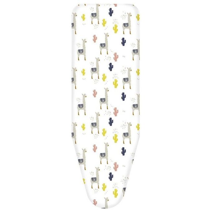 Colombo CLM575520 Newscal Copriasse da Stiro 130x50 cm Cotone con Mollettone e Fermanodo colore Turchese