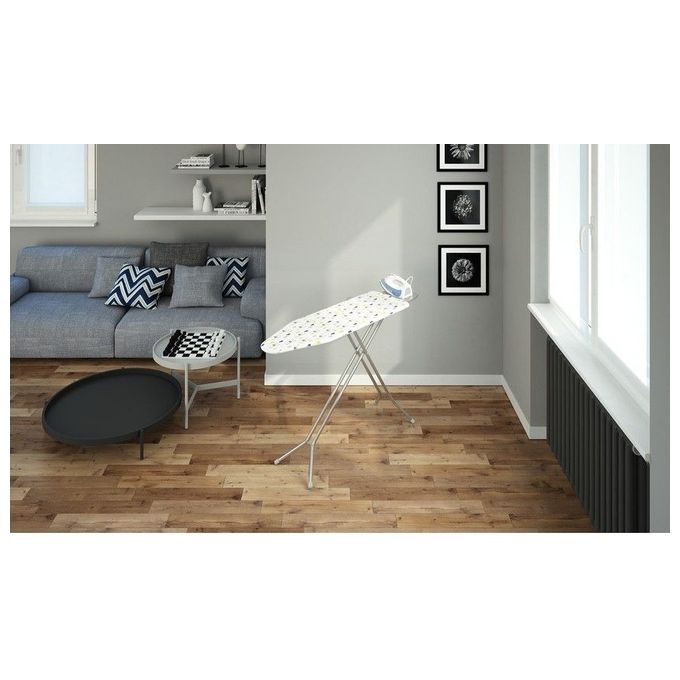 Colombo Asse stiro CUPIDO 114x36 regolabile in 5 posizioni di altezza, poggiaferro con appoggio in silicone
