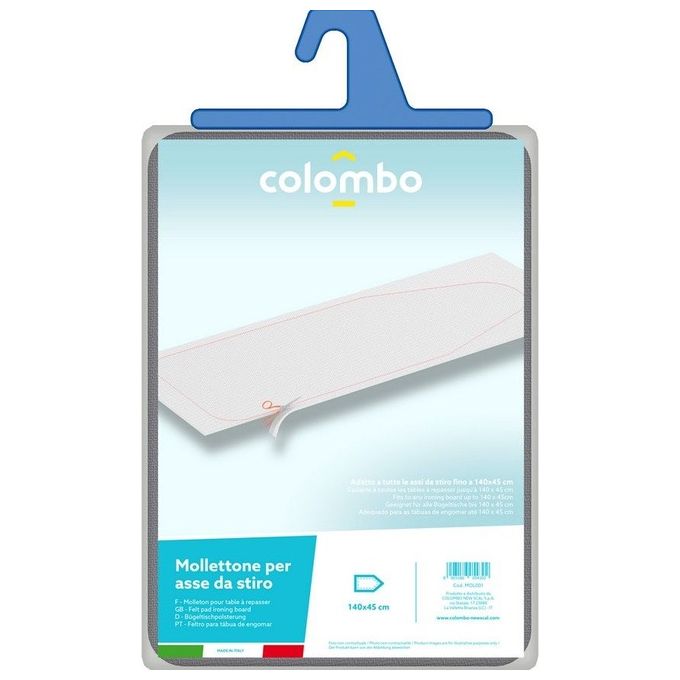 Colombo Mollettone 140*45cm imbottitura asse da stiro