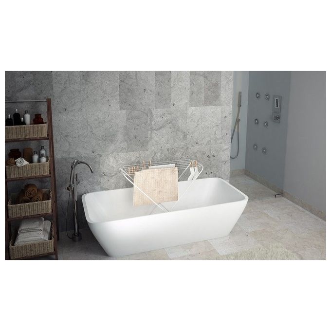 Colombo CLN016 Gazzella Stendibiancheria Pieghevole 6 m 3 Kg Acciaio Verniciato Salvaspazio Ultra Slim 1,5 cm colore Grigio
