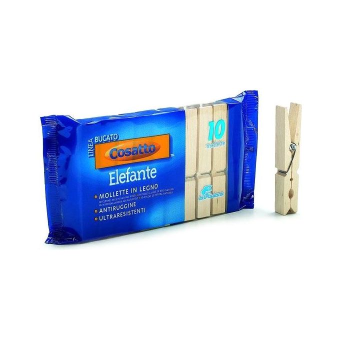 Cosatto Mollette Biancheria Gigante 10 Pezzi per Stendibiancheria