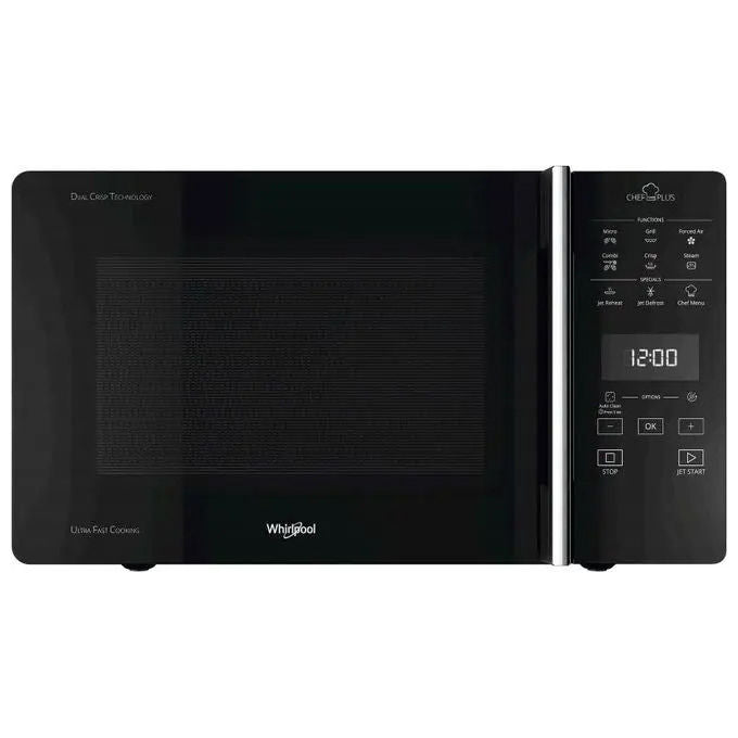 Whirlpool MCP 359 SL Chef Plus Forno a Microonde Combinato con Grill 25 L 800 W Steam Dual Crisp JetDefrost colore Argento
