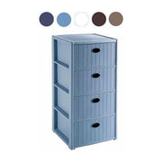 Stefanplast Cassettiera 4 Cassetti 40X40 H 80 Moka