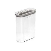 Stefanplast 55012 Tosca Barattolo Portacereali Ermetico 2 Lt BPA Free Lavabile in Lavastoviglie colore Grigio Bianco
