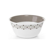Stefanplast Insalatiera Tosca 23cm Bianco-Tortora