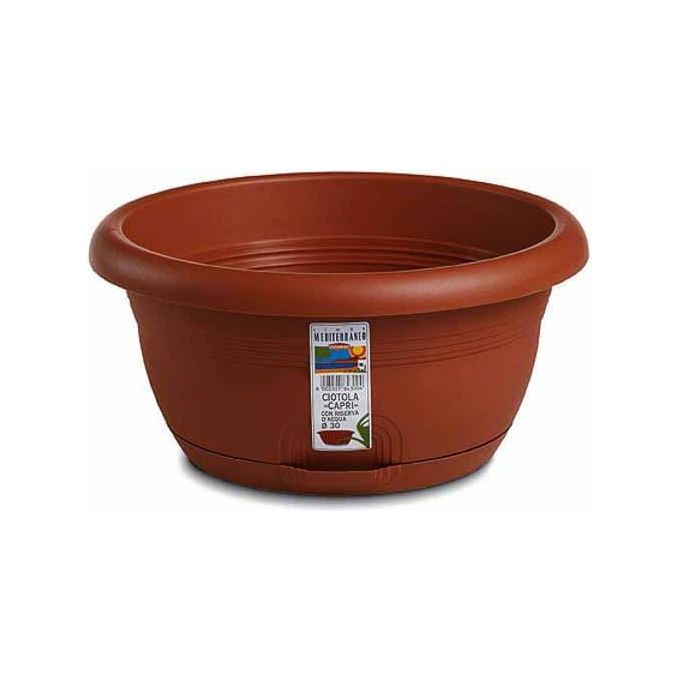 Stefanplast Ciotola Medio Riserva Acqua Coccio 25 H.12