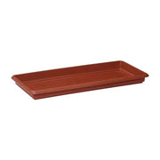 Stefanplast Sottovaso in Plastica Maxi Rettangolare Coccio 56X29