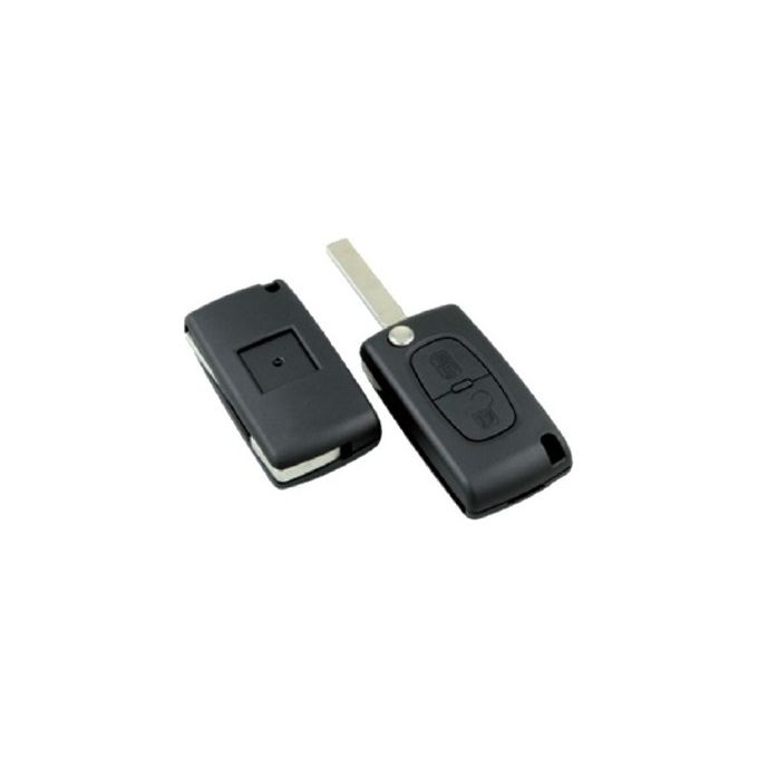 Silca HU83ARS2N Guscio Chiave Auto Vuoto 2 Pulsanti Flip Compatibile Citroen Peugeot