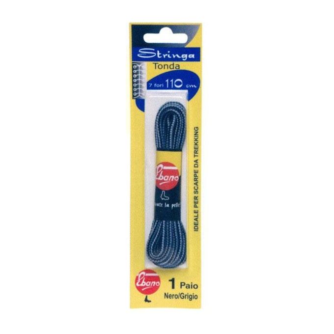 Ebano Stringa Sport Tonda Nero-Grigio P.1 Cm 110